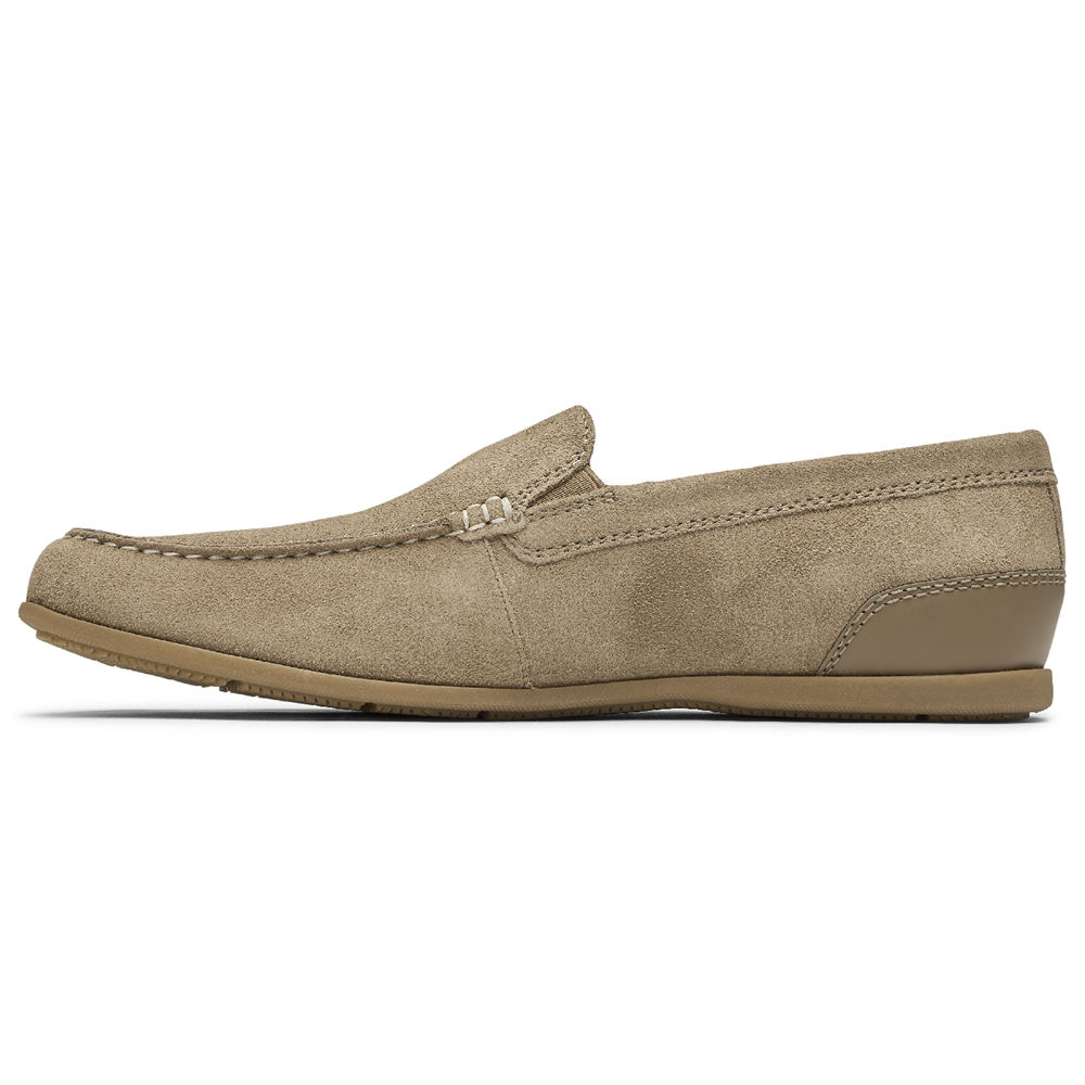 Rockport Mens Malcom Venetian - Slip-On Olive - TWY271549